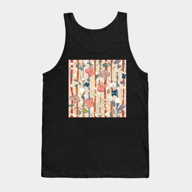 Floral Pattern Tank Top by Creative Meadows